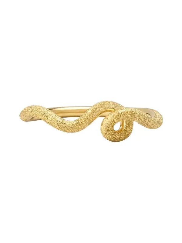 9K Touch of Gold Wave Ring