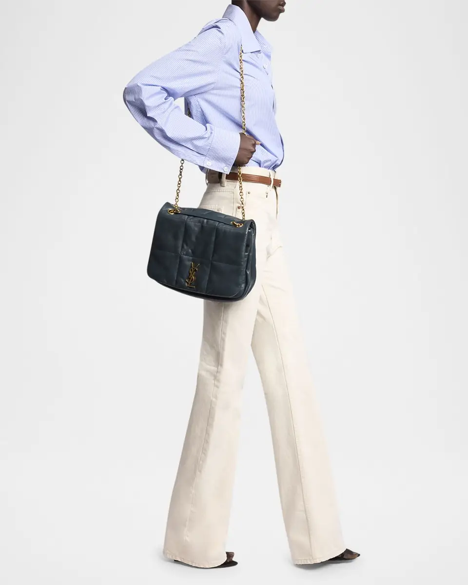 Saint Laurent Jamie 4.3 Medium YSL Shoulder Bag in Calfskin | Thumbnail 5