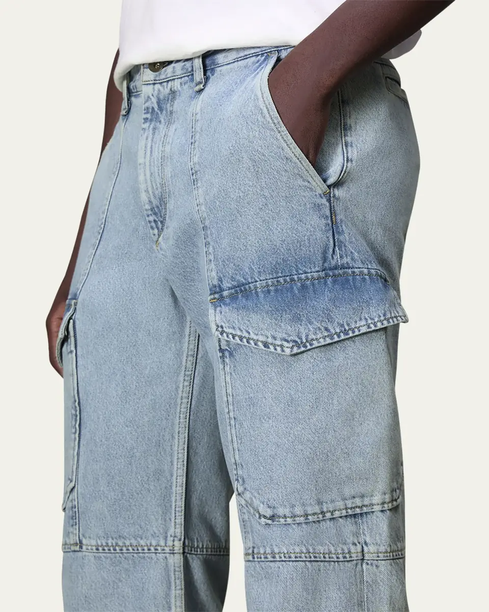 rag & bone Men's Fit 4 Denim Cargo Pants | Thumbnail 4 rag & bone Men's Fit 4 Denim Cargo Pants | Thumbnail 4