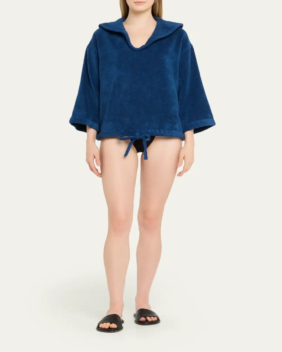 Lisa Marie Fernandez Sailor Terry Cloth Top | Thumbnail 2 Lisa Marie Fernandez Sailor Terry Cloth Top | Thumbnail 2