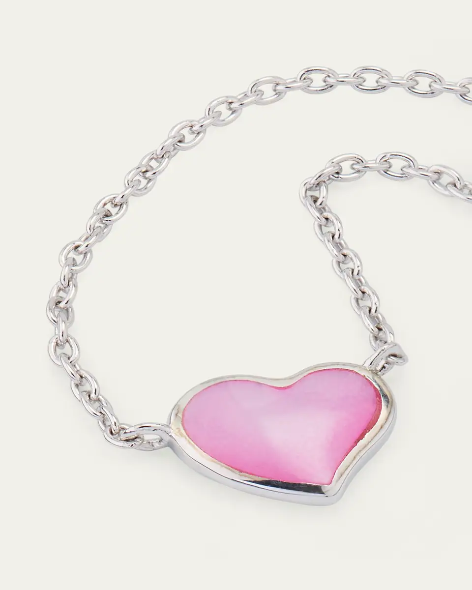 Jan Leslie Mother-of-Pearl Single Heart Necklace | Thumbnail 3 Jan Leslie Mother-of-Pearl Single Heart Necklace | Thumbnail 3