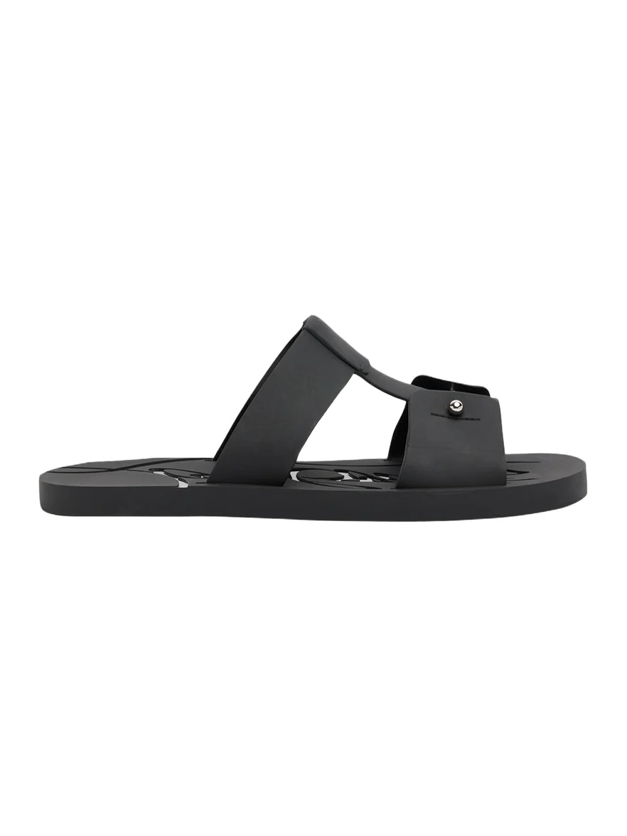 Christian Louboutin Men's Zakouski Flat Rubber Sandals