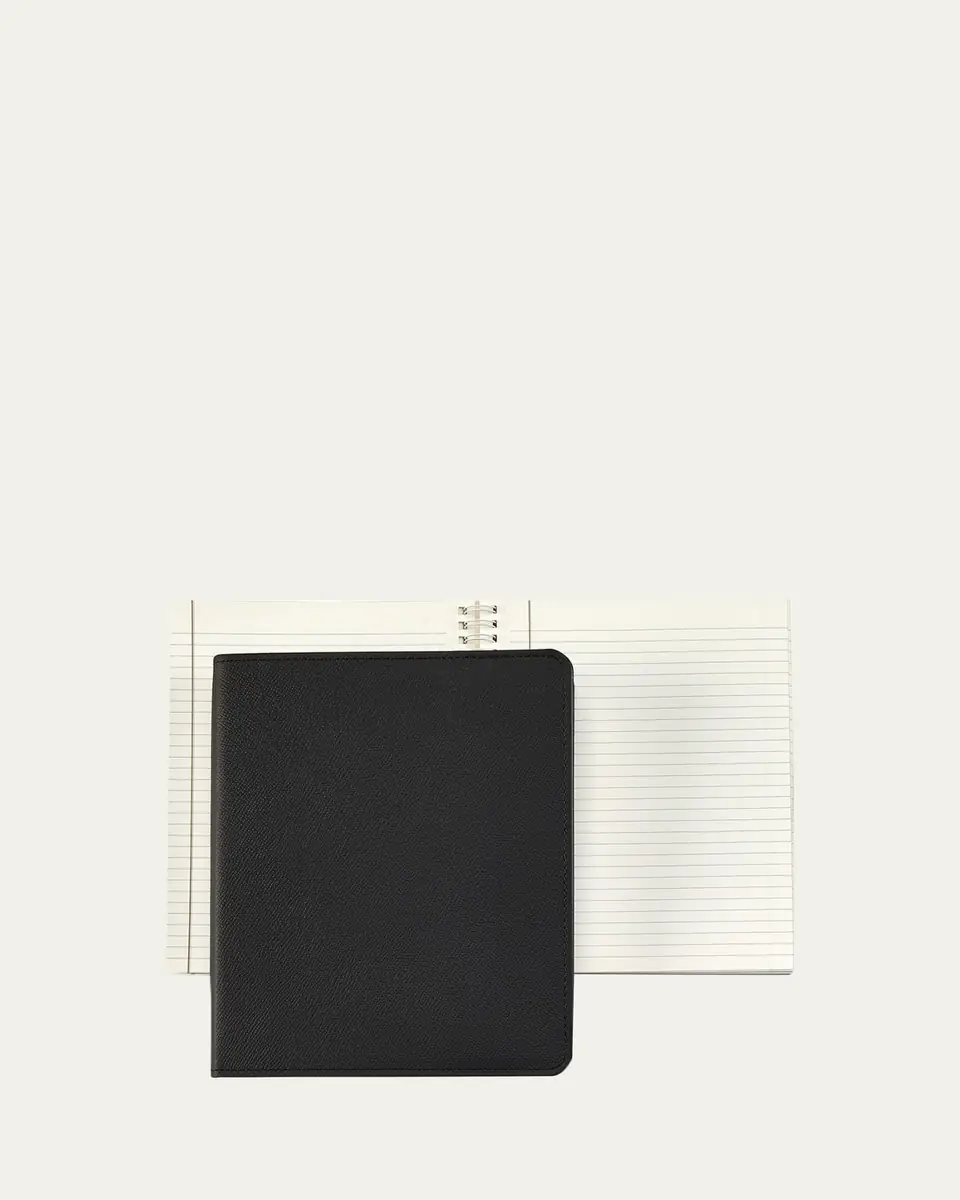 Graphic Image 9" Leather Refillable Notebook | Thumbnail 2
