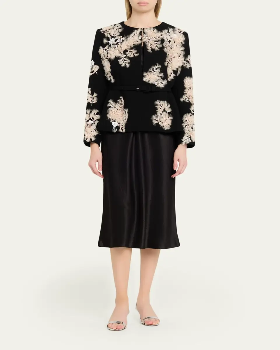 Libertine Whispering Blooms Belted Wrap Jacket | Thumbnail 2 Libertine Whispering Blooms Belted Wrap Jacket | Thumbnail 2