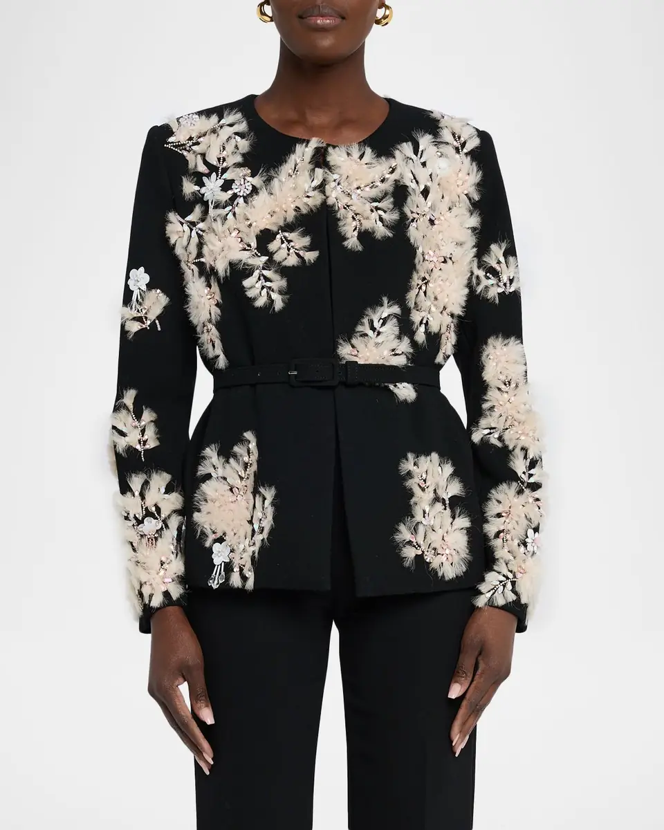 Libertine Whispering Blooms Belted Wrap Jacket | Thumbnail 8 Libertine Whispering Blooms Belted Wrap Jacket | Thumbnail 8