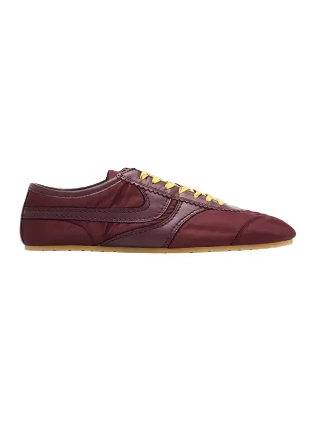 Men's Leather-Trimmed Nylon Low-Top Sneakers Men's Leather-Trimmed Nylon Low-Top Sneakers