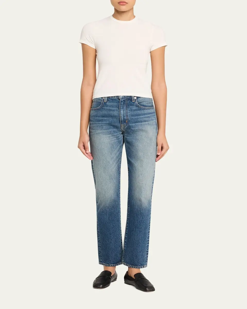 SLVRLAKE Hero Straight-Leg Ankle Jeans | Thumbnail 2 SLVRLAKE Hero Straight-Leg Ankle Jeans | Thumbnail 2
