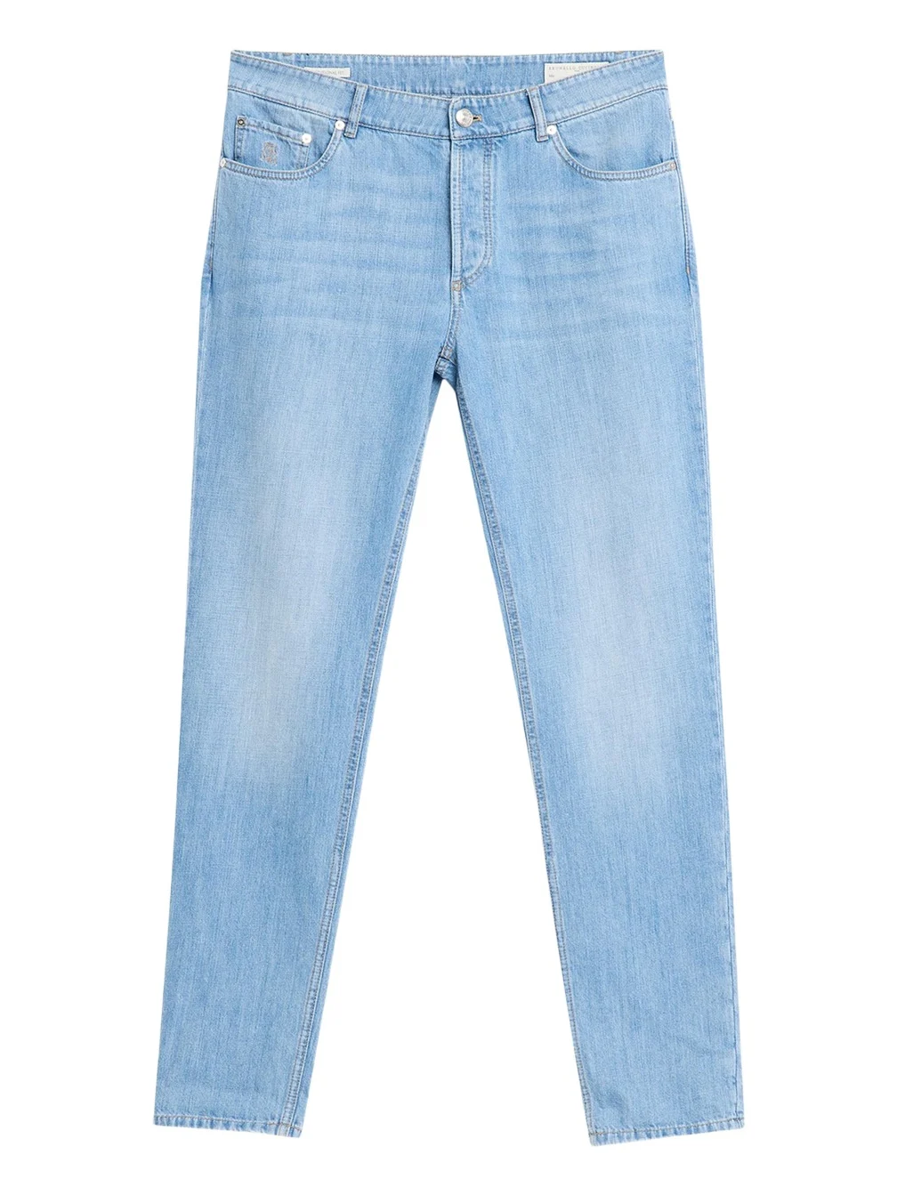 Brunello Cucinelli Men's Traditional Cuffed Jeans