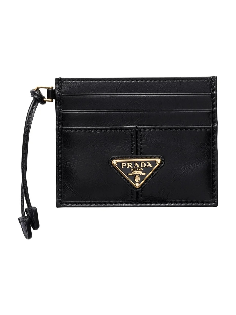 Prada Soft Lux Leather Card Holder