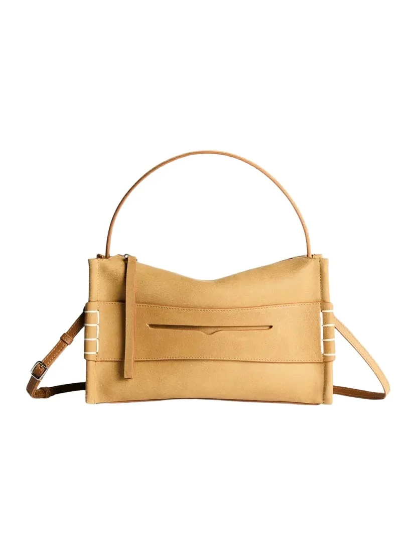Loafer Suede Penny Keeper Crossbody Bag Loafer Suede Penny Keeper Crossbody Bag