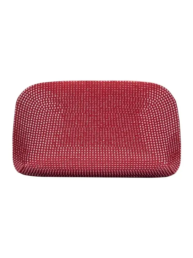 La Prima Satin & Rhinestone Clutch Bag La Prima Satin & Rhinestone Clutch Bag