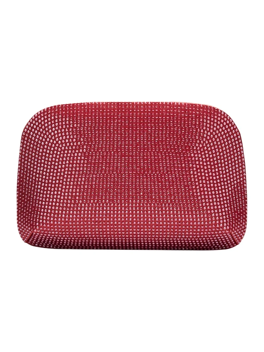 Giorgio Armani La Prima Satin & Rhinestone Clutch Bag