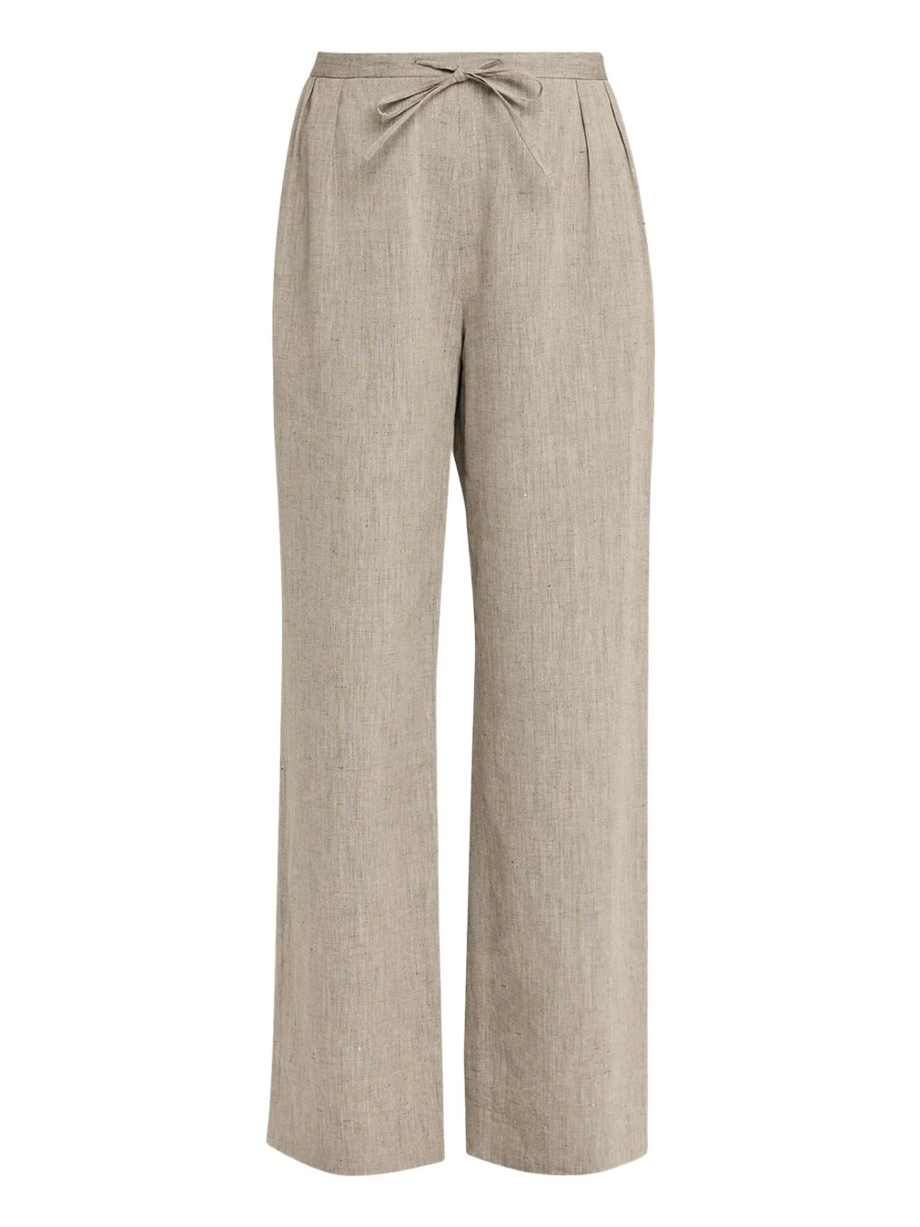 Loulou de Saison Clark Loose Fit Linen-Cotton Pants