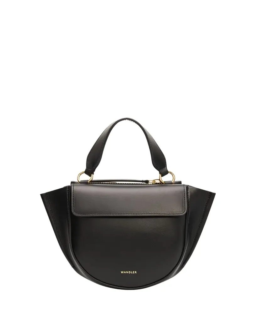 Hortensia Small Leather Top-Handle Bag
