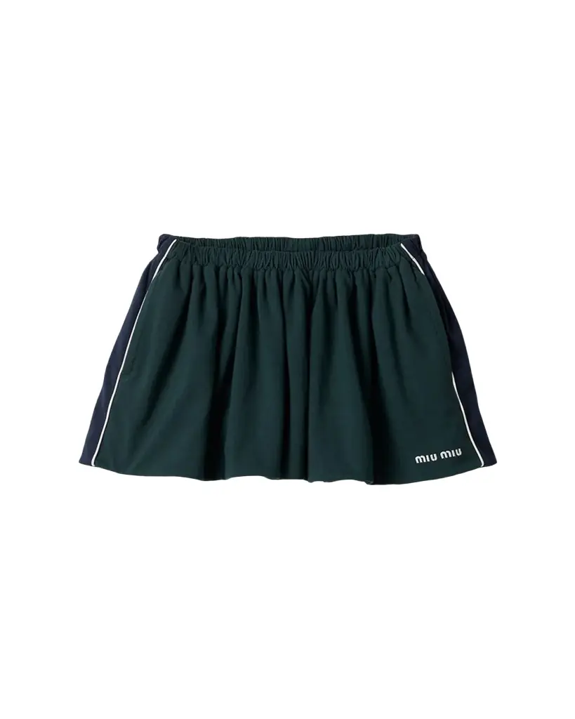 Miu Miu Cotton Jersey Mini kirt | Image 1 Miu Miu Cotton Jersey Mini kirt | Image 1