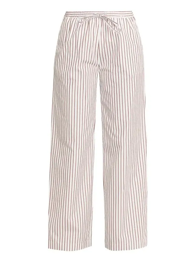 Cisco Striped Straight-Leg Pants Cisco Striped Straight-Leg Pants