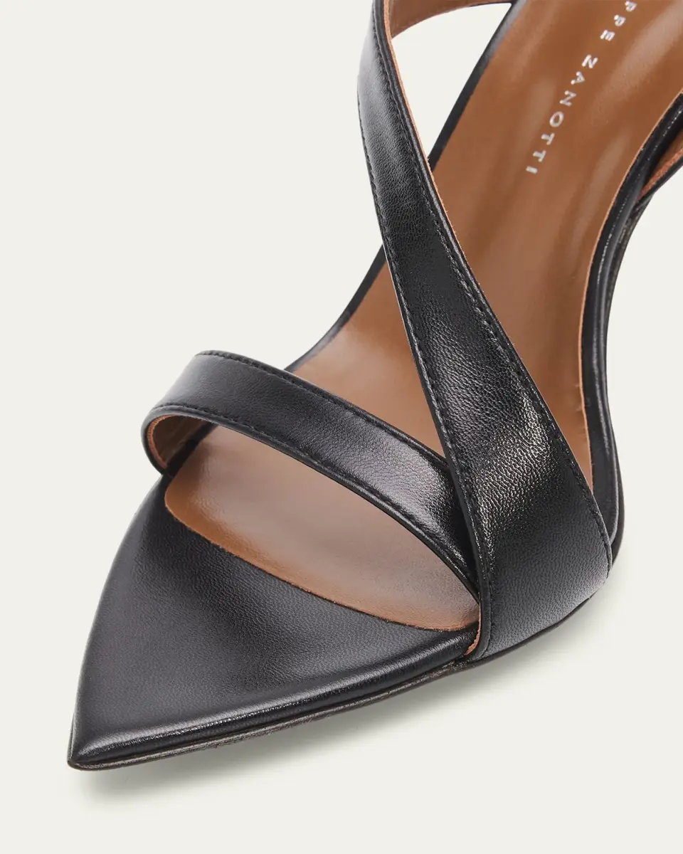 Giuseppe Zanotti 90mm Leather Pointed-Toe Sandals | Thumbnail 5 Giuseppe Zanotti 90mm Leather Pointed-Toe Sandals | Thumbnail 5
