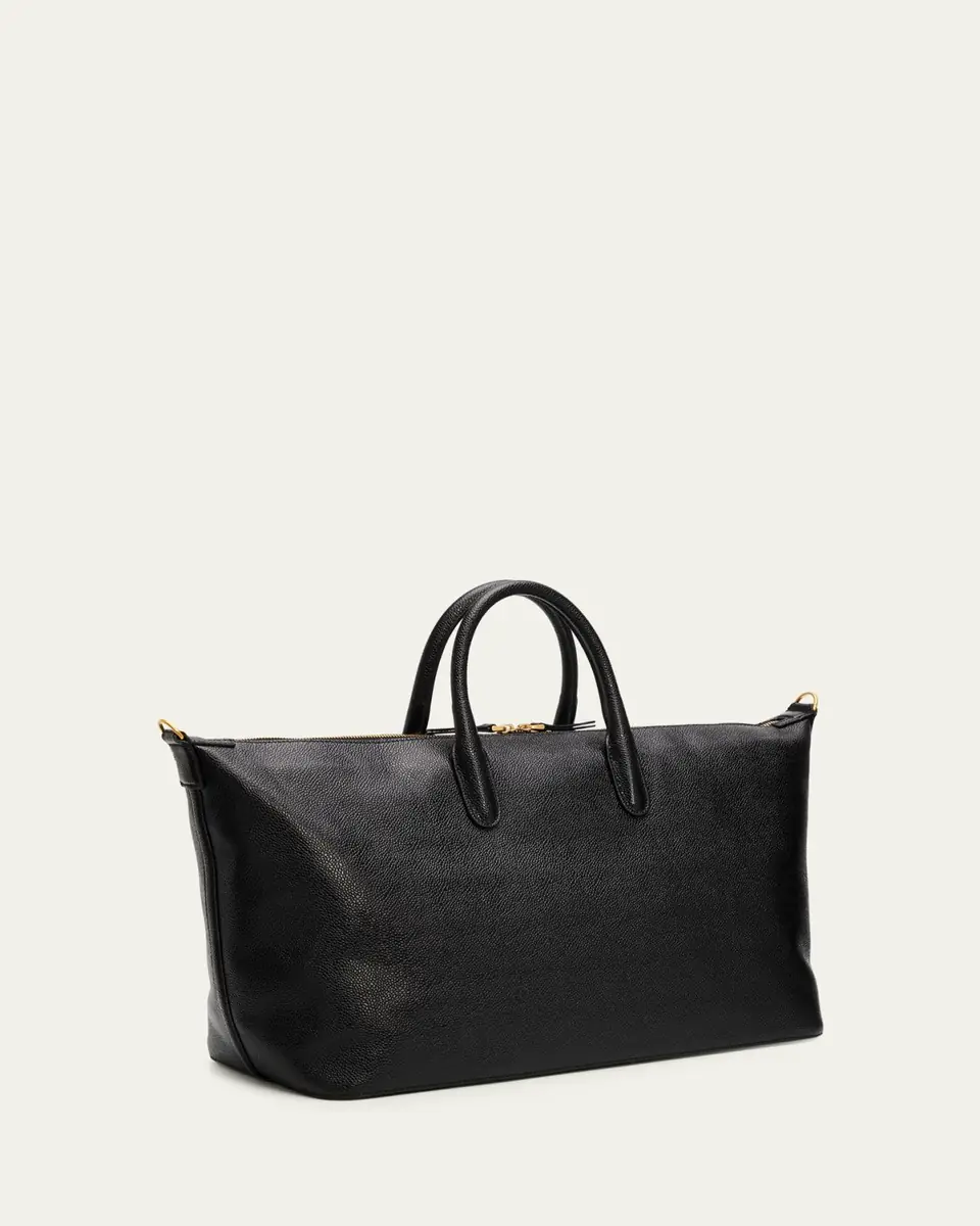 Thom Browne Men's Soft Pebble Grain Medium Duffle Bag | Thumbnail 3 Thom Browne Men's Soft Pebble Grain Medium Duffle Bag | Thumbnail 3