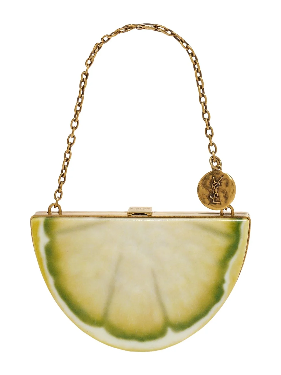 Mini Lemon Wedge Resin Clutch Bag Mini Lemon Wedge Resin Clutch Bag