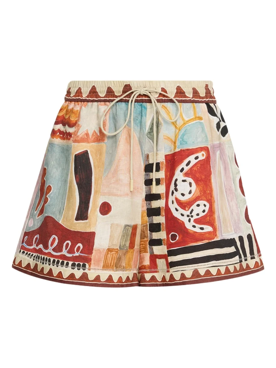 ALÉMAIS Michelle Linen Shorts