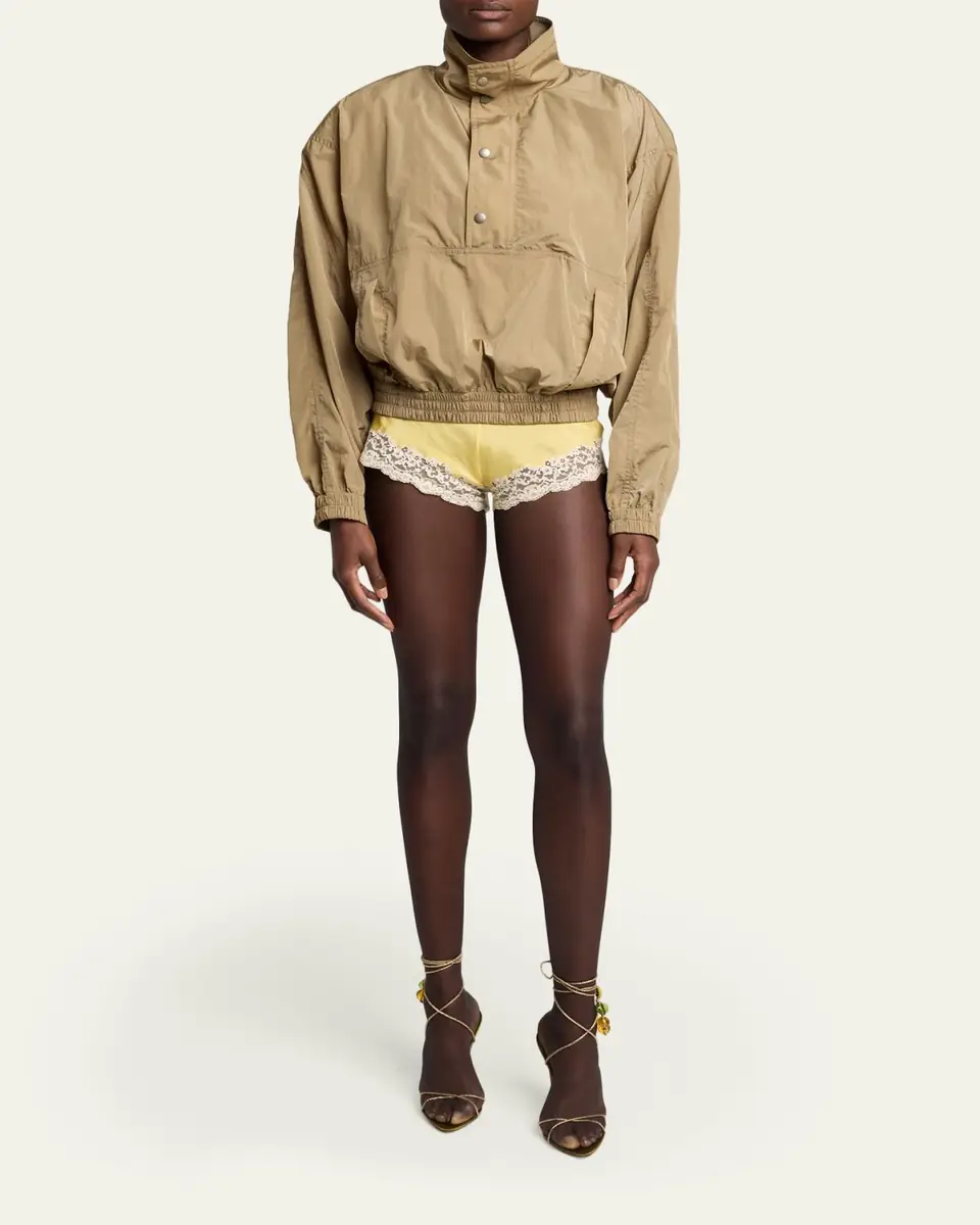 Saint Laurent Technical Nylon Track Jacket | Thumbnail 2 Saint Laurent Technical Nylon Track Jacket | Thumbnail 2