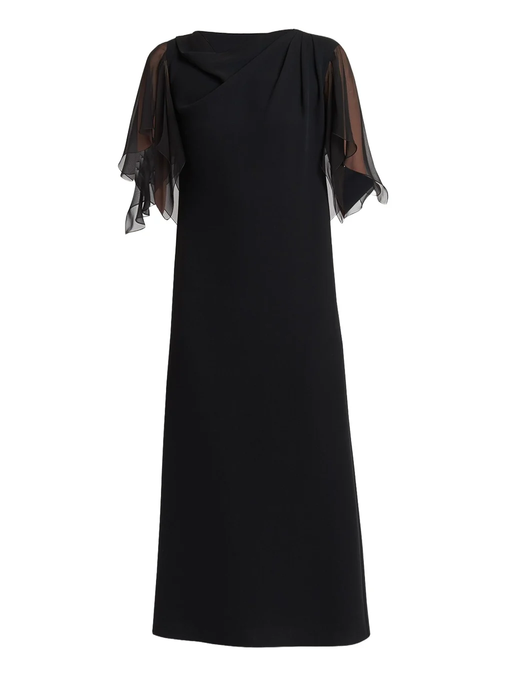Campiona Draped Silk Dress