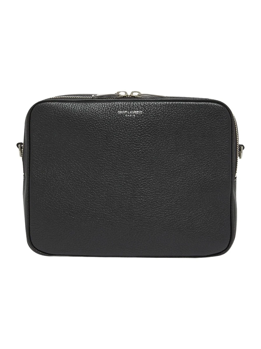 Saint Laurent Men's Small Leather Camera Bag
