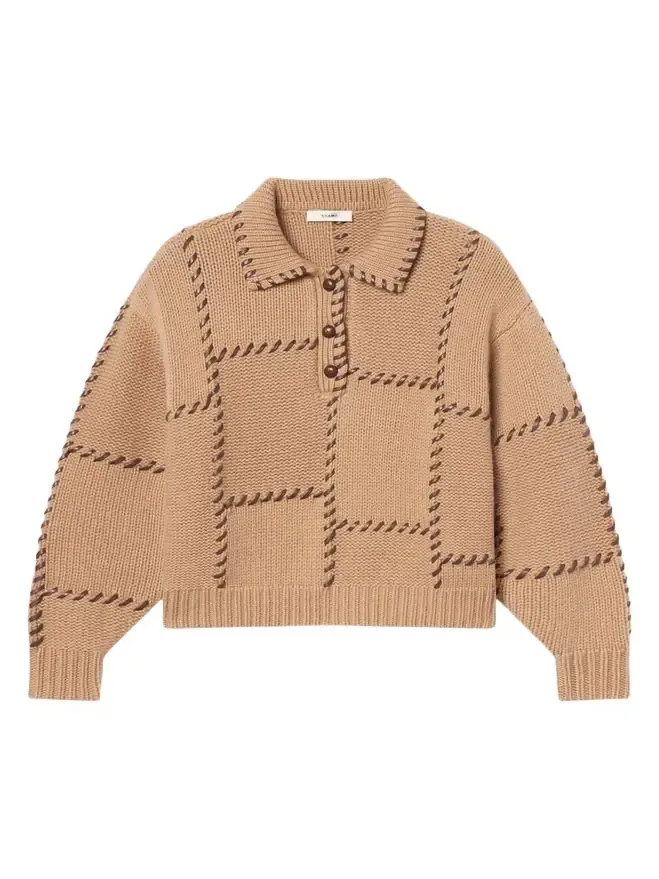 Frame The Leather Stitch Sweater