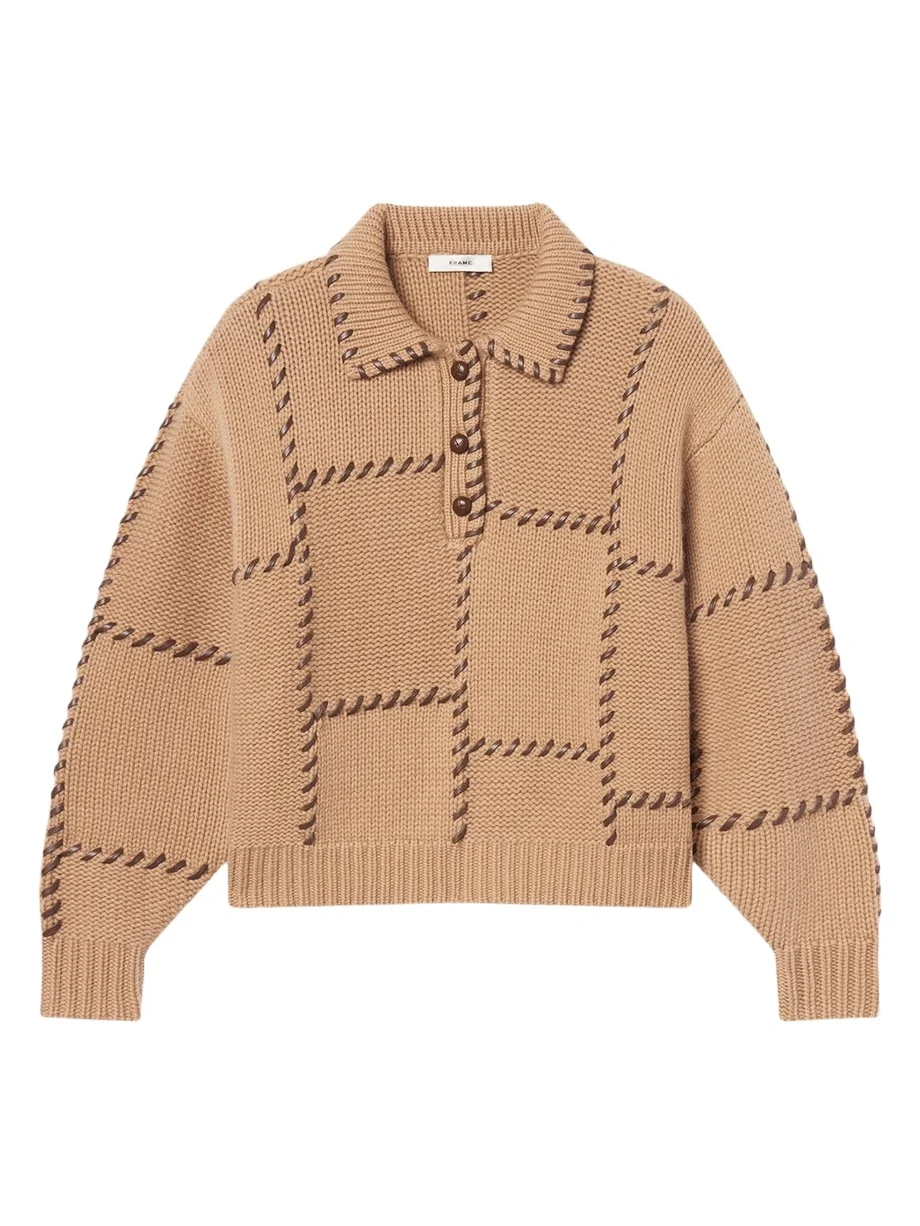 Frame The Leather Stitch Sweater