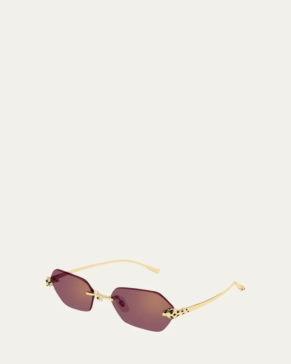 Cartier Panthère de 55mm Geometric Sunglasses | Thumbnail 2 Cartier Panthère de 55mm Geometric Sunglasses | Thumbnail 2