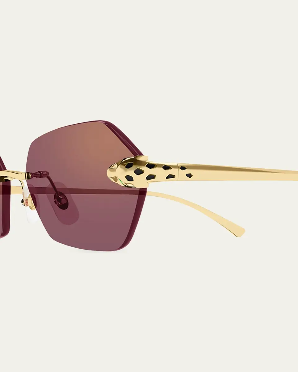 Cartier Panthère de 55mm Geometric Sunglasses | Thumbnail 3 Cartier Panthère de 55mm Geometric Sunglasses | Thumbnail 3