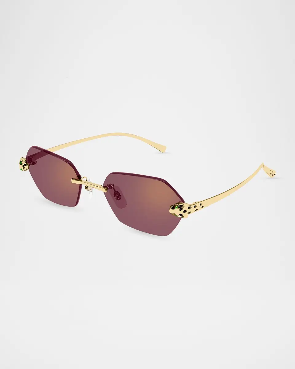 Cartier Panthère de 55mm Geometric Sunglasses | Thumbnail 4 Cartier Panthère de 55mm Geometric Sunglasses | Thumbnail 4