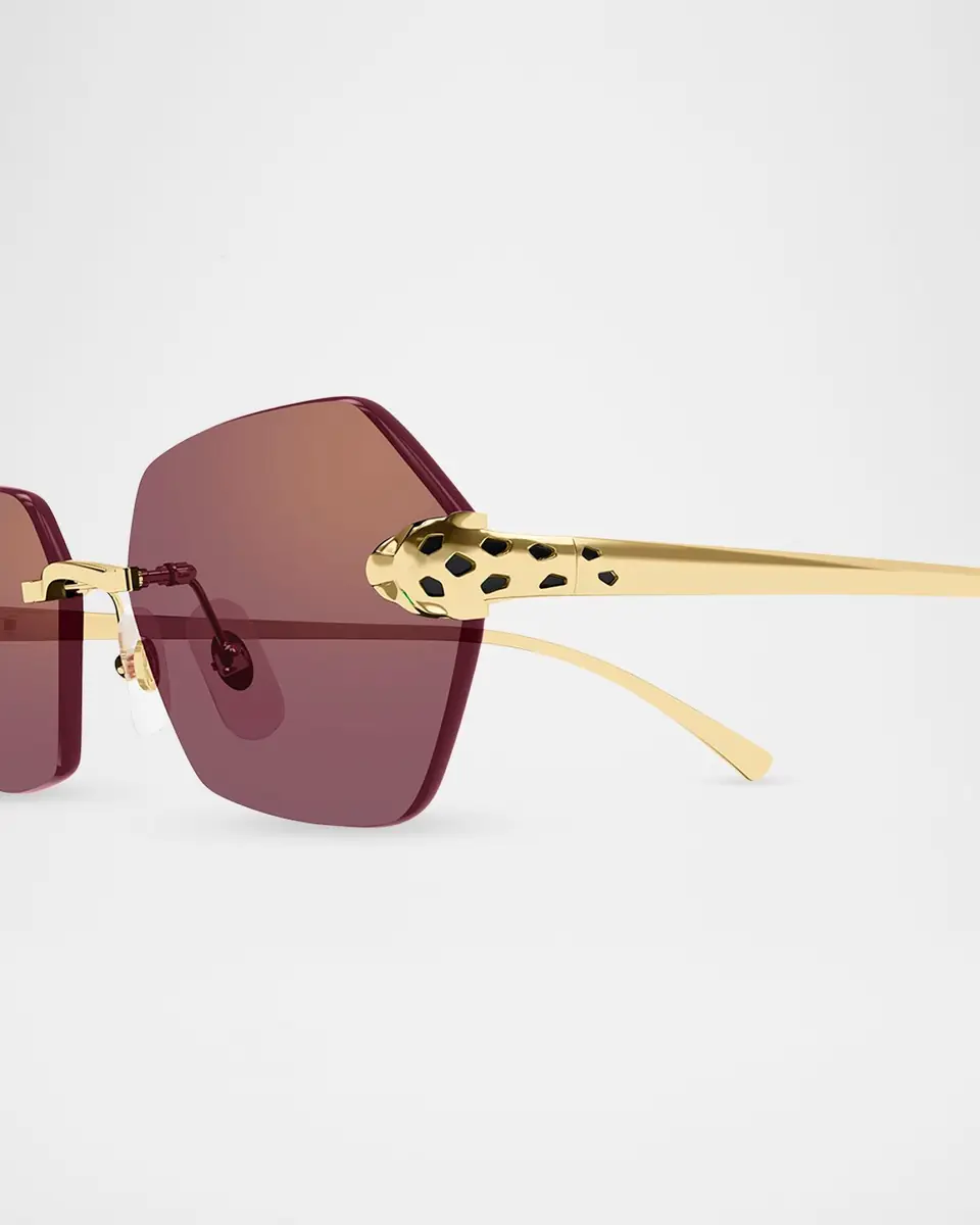 Cartier Panthère de 55mm Geometric Sunglasses | Thumbnail 5 Cartier Panthère de 55mm Geometric Sunglasses | Thumbnail 5