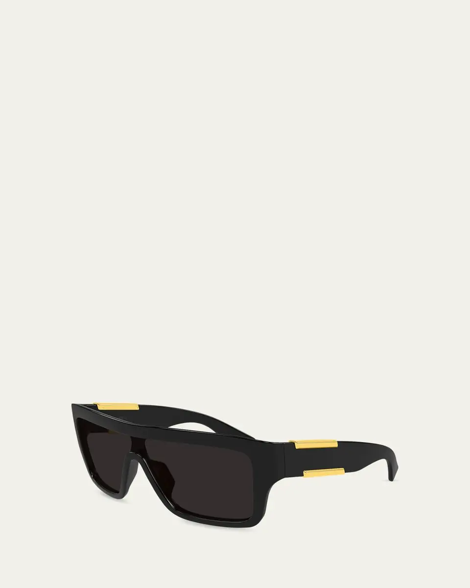 Bottega Veneta BV1451S-001 Acetate Rectangle Sunglasses | Thumbnail 2 Bottega Veneta BV1451S-001 Acetate Rectangle Sunglasses | Thumbnail 2