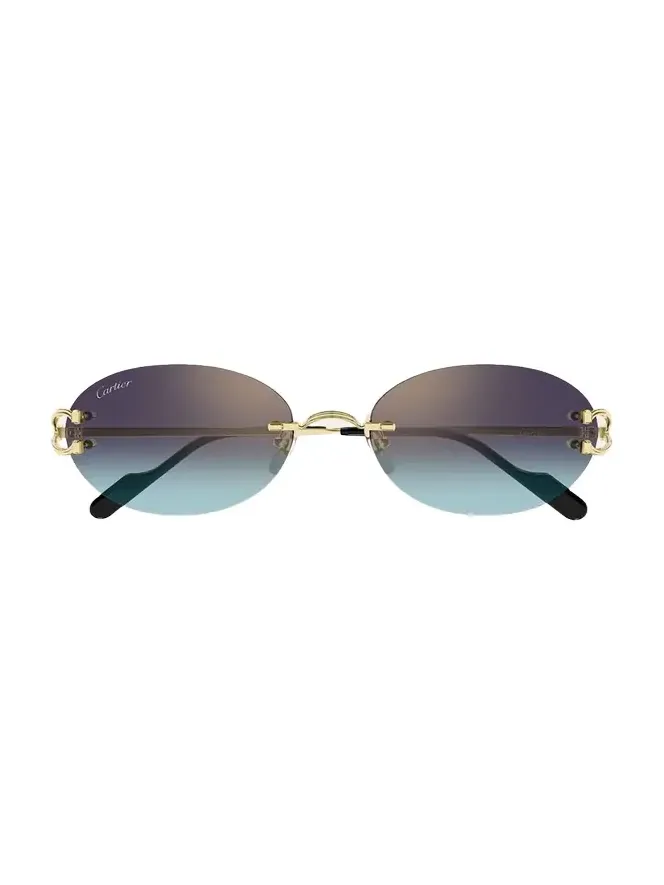 Première de 55mm Oval Sunglasses