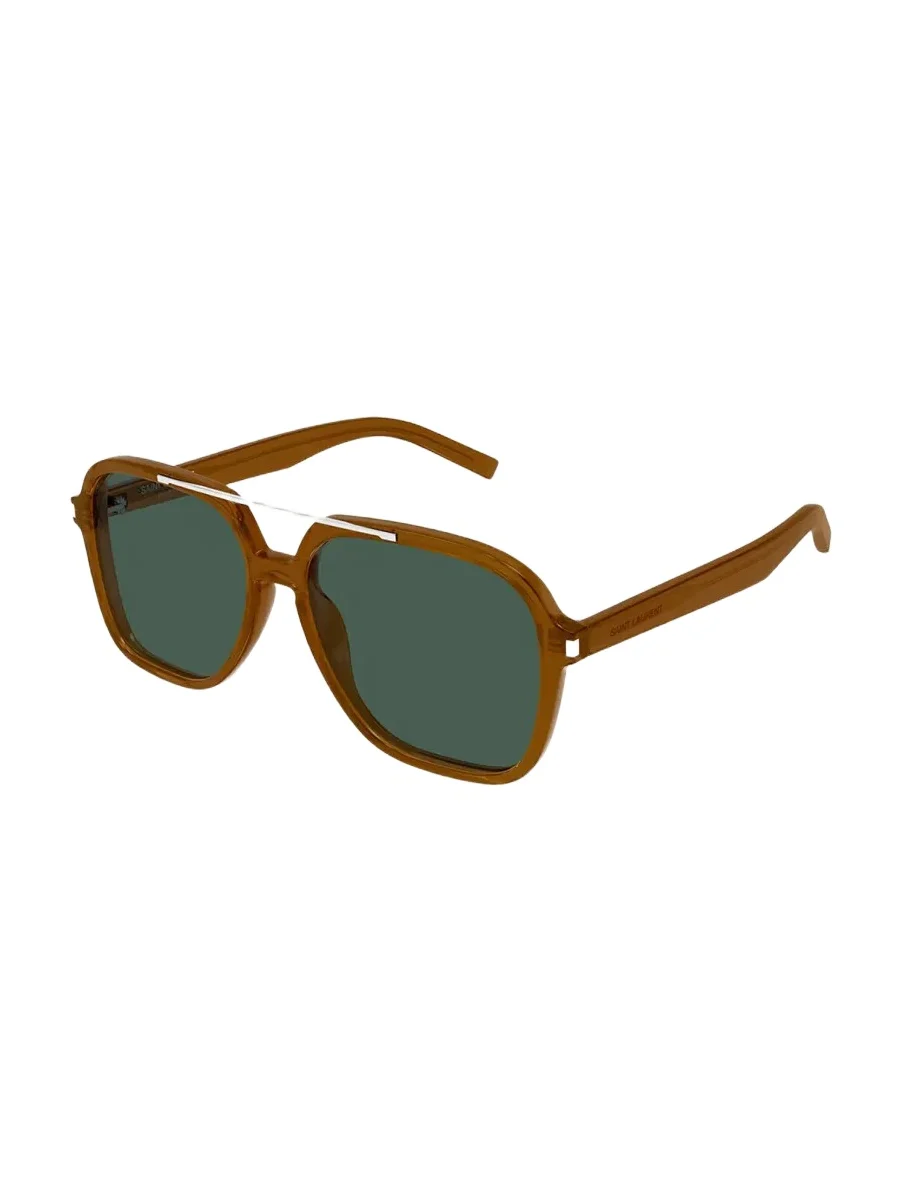 58mm Acetate Aviator Sunglasses