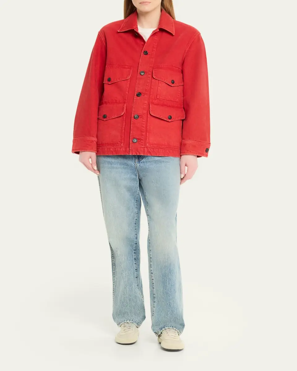 Nili Lotan Leroy Cotton Twill Utility Jacket | Thumbnail 2 Nili Lotan Leroy Cotton Twill Utility Jacket | Thumbnail 2