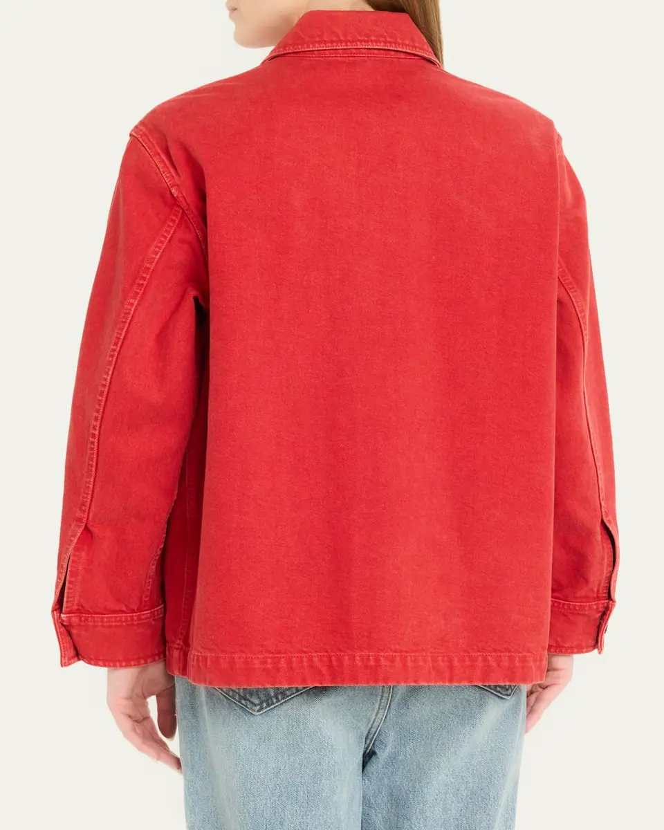 Nili Lotan Leroy Cotton Twill Utility Jacket | Thumbnail 3 Nili Lotan Leroy Cotton Twill Utility Jacket | Thumbnail 3