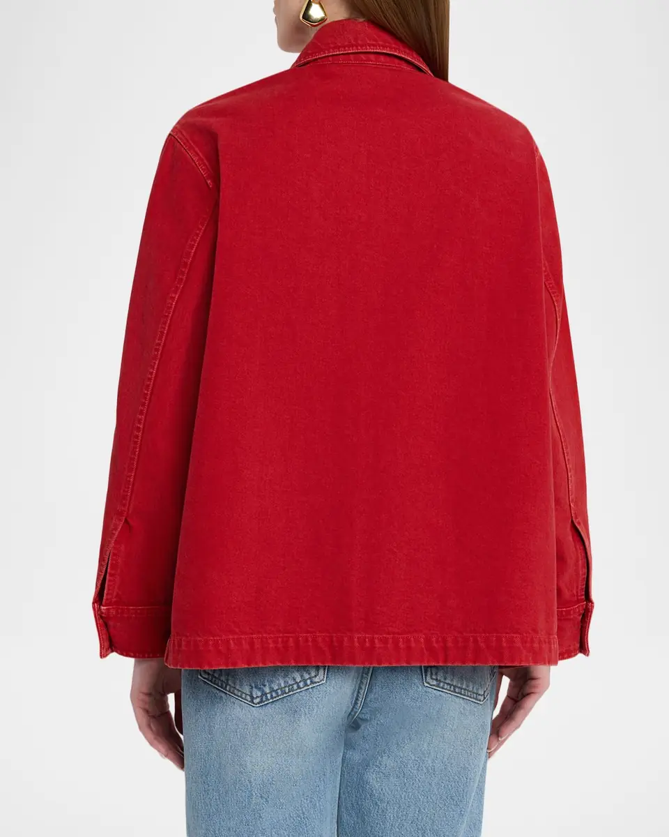 Nili Lotan Leroy Cotton Twill Utility Jacket | Thumbnail 7 Nili Lotan Leroy Cotton Twill Utility Jacket | Thumbnail 7