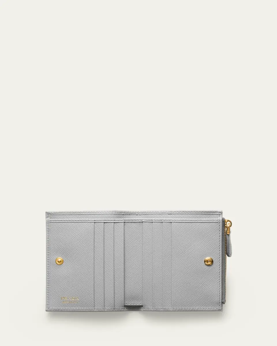 Prada Small Saffiano Leather Bifold Wallet | Thumbnail 3