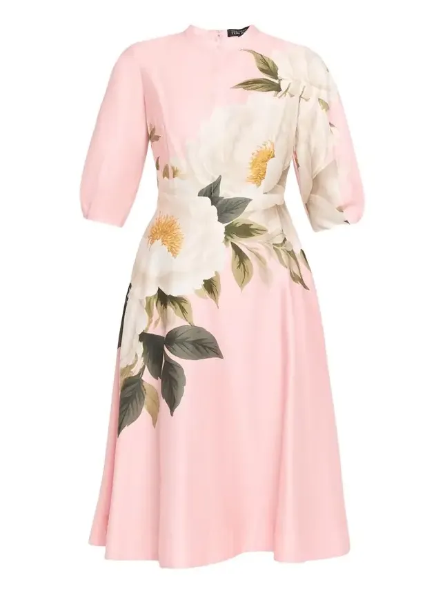 Floral-Print Cotton Midi Shirtdress Floral-Print Cotton Midi Shirtdress