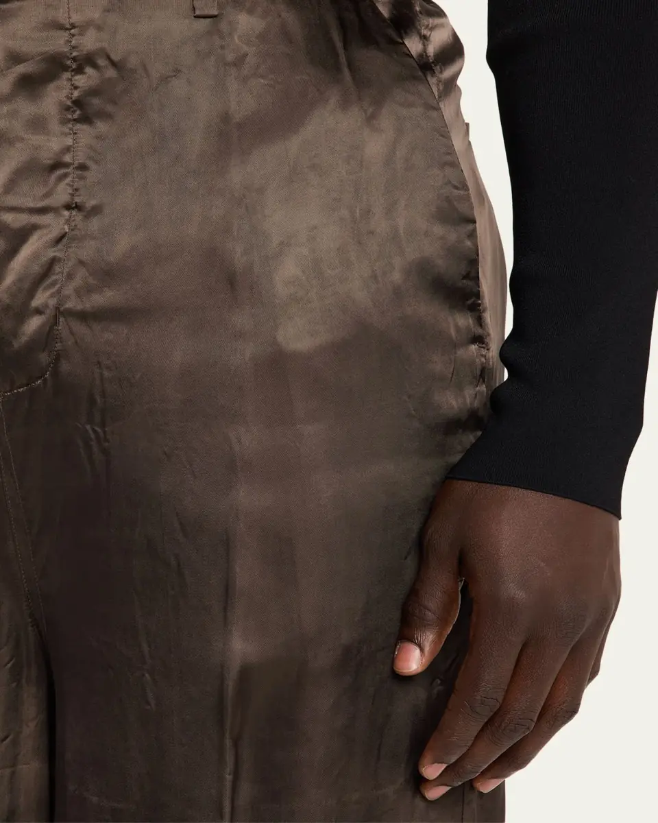 Rick Owens Satin Wide-Leg Pants | Thumbnail 5 Rick Owens Satin Wide-Leg Pants | Thumbnail 5