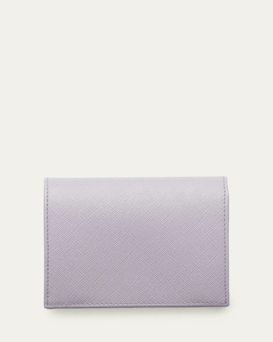 Prada Small Saffiano Leather Bifold Wallet | Thumbnail 3 Prada Small Saffiano Leather Bifold Wallet | Thumbnail 3