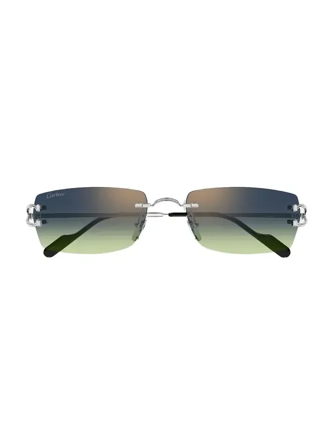 Men's CT0550S-008 Metal Rectangle Sunglasses