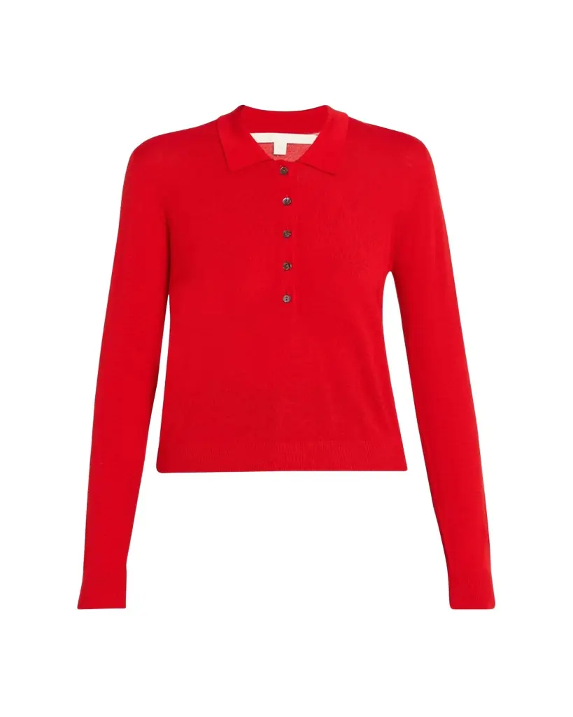 RÙADH Dea Slim-Fit Wool Knit Polo | Image 1 RÙADH Dea Slim-Fit Wool Knit Polo | Image 1
