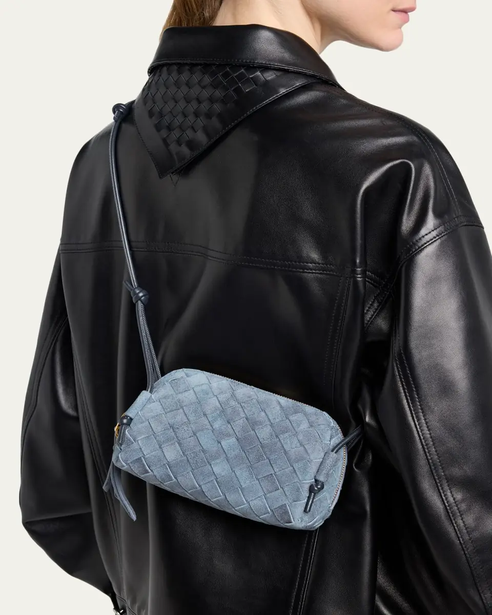 Bottega Veneta Suede Concert Pouch Crossbody Bag | Thumbnail 2 Bottega Veneta Suede Concert Pouch Crossbody Bag | Thumbnail 2