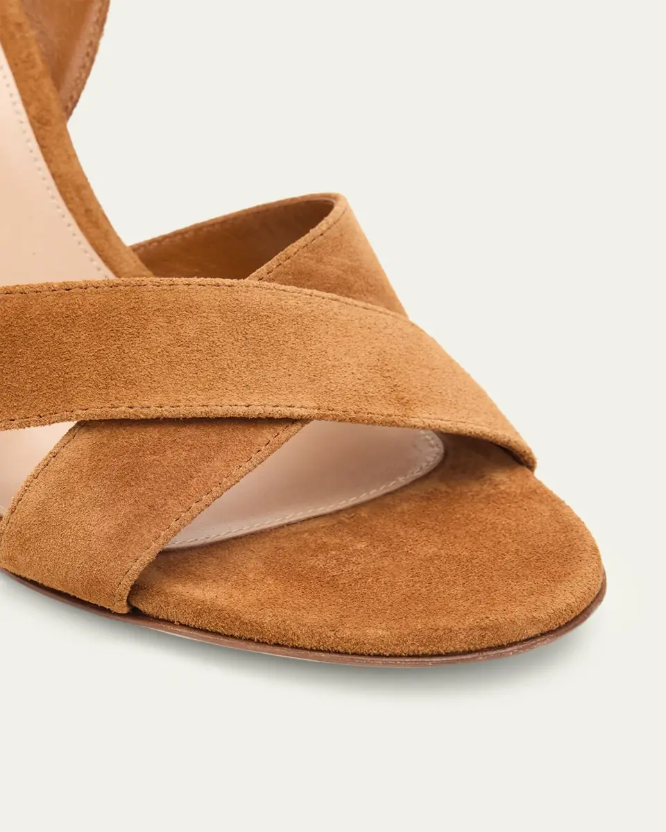 Gianvito Rossi 85mm Suede Ankle-Strap Sandals | Thumbnail 3