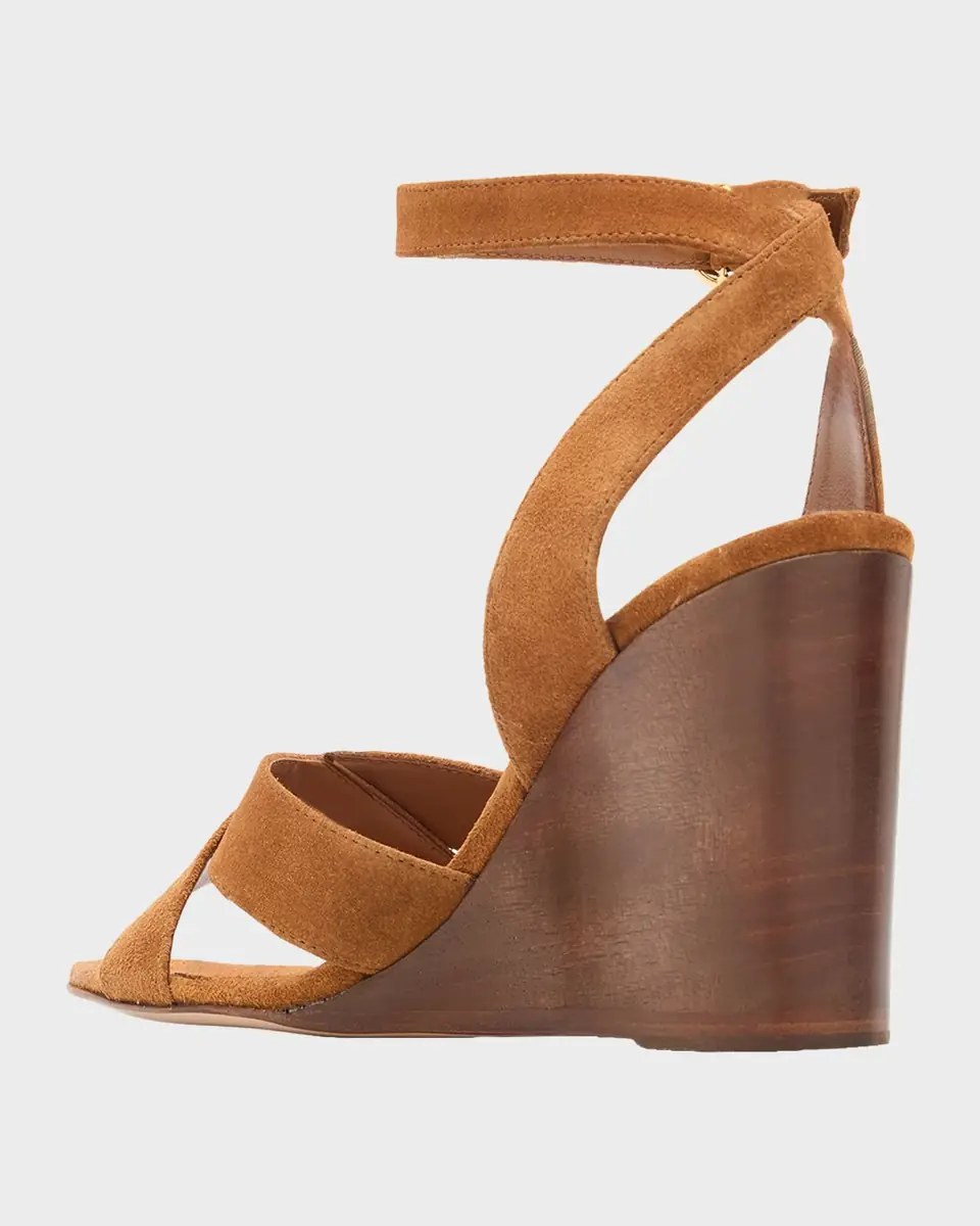 Gianvito Rossi 85mm Suede Ankle-Strap Sandals | Thumbnail 7