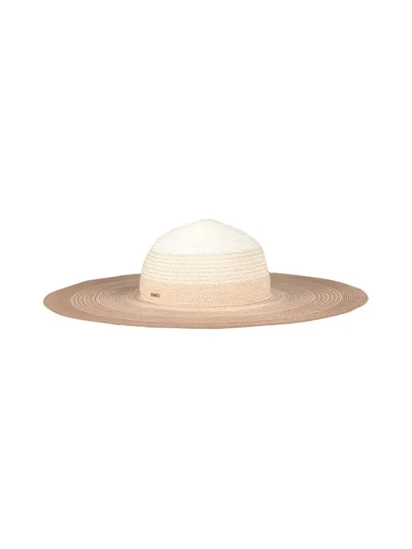 Bunny Ombre Wide-Brim Sun Hat