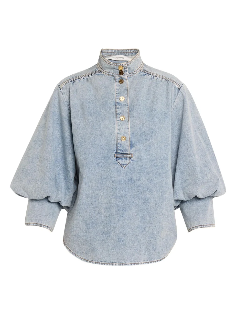 Denim Blouse Denim Blouse